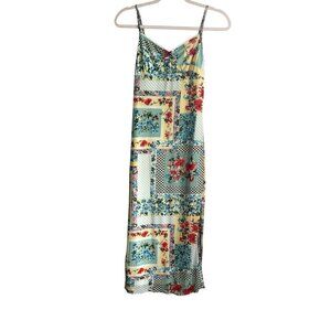 Thirty Thirty floral Slip Dress Coquette Milkmaid Boho Cottagecore Fairy